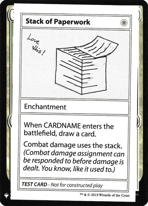 (英)Stack of Paperwork【MB1-TEST】 No.013
