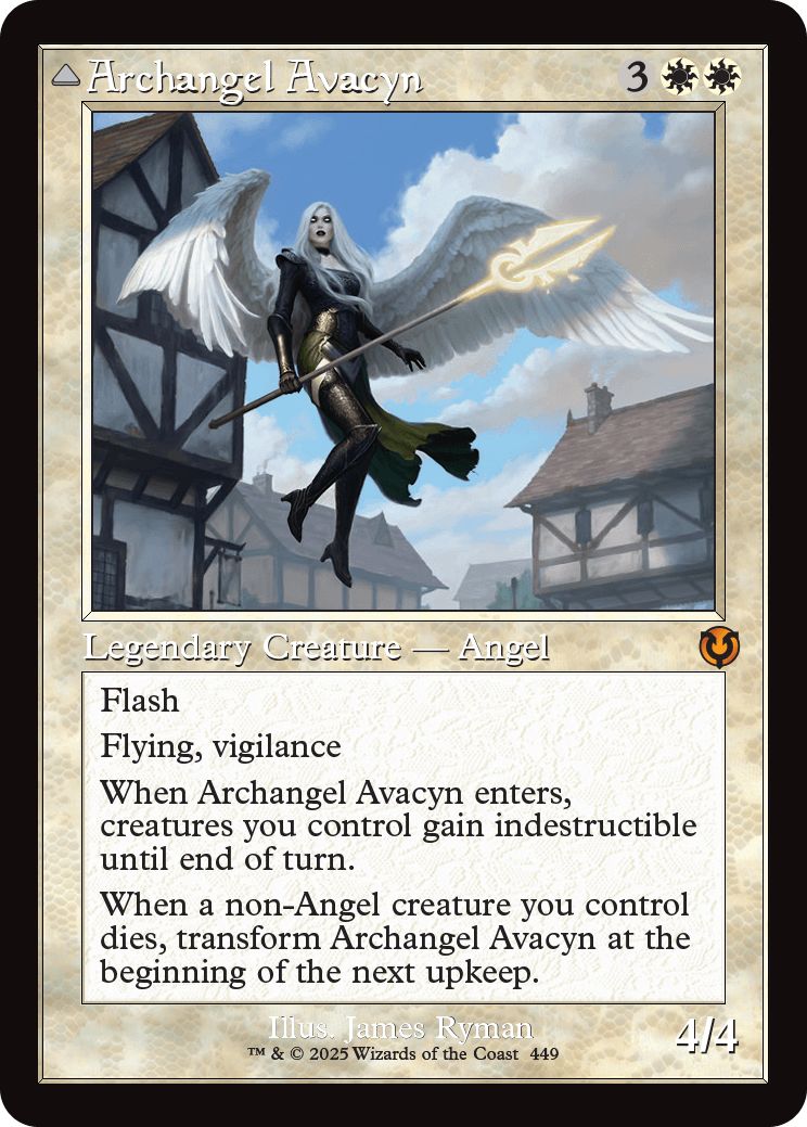 (英)大天使アヴァシン / Archangel Avacyn - 浄化の天使、アヴァシン / Avacyn, the Purifier ★ショーケース枠★(旧枠加工カード) 【INR】 No.449