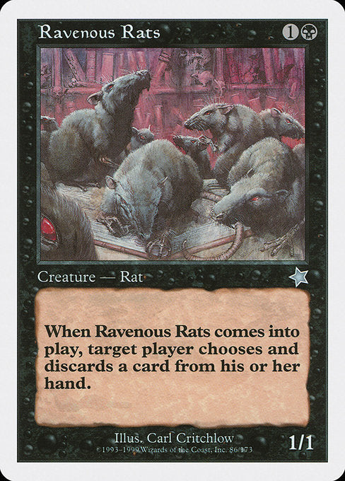 (英)貪欲なるネズミ / Ravenous Rats【S99】 No.086