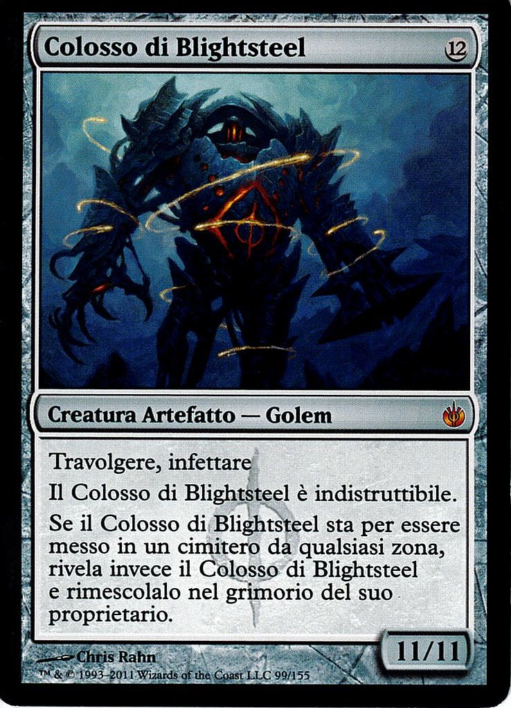 (イタリア語)Colosso di Blightsteel / Blightsteel Colossus【MBS】 No.099