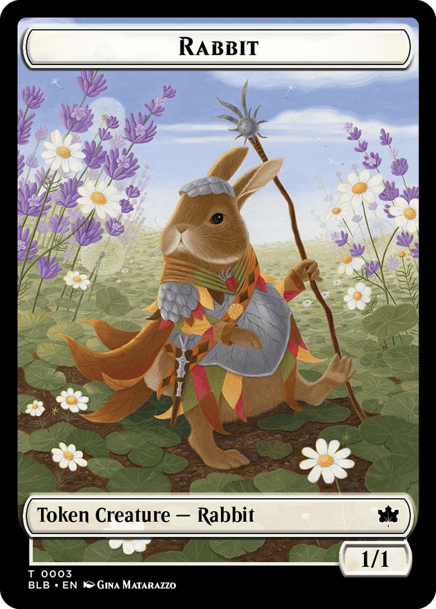 (英)兎トークン / Rabbit Token【BLB-TOKEN】 No.003