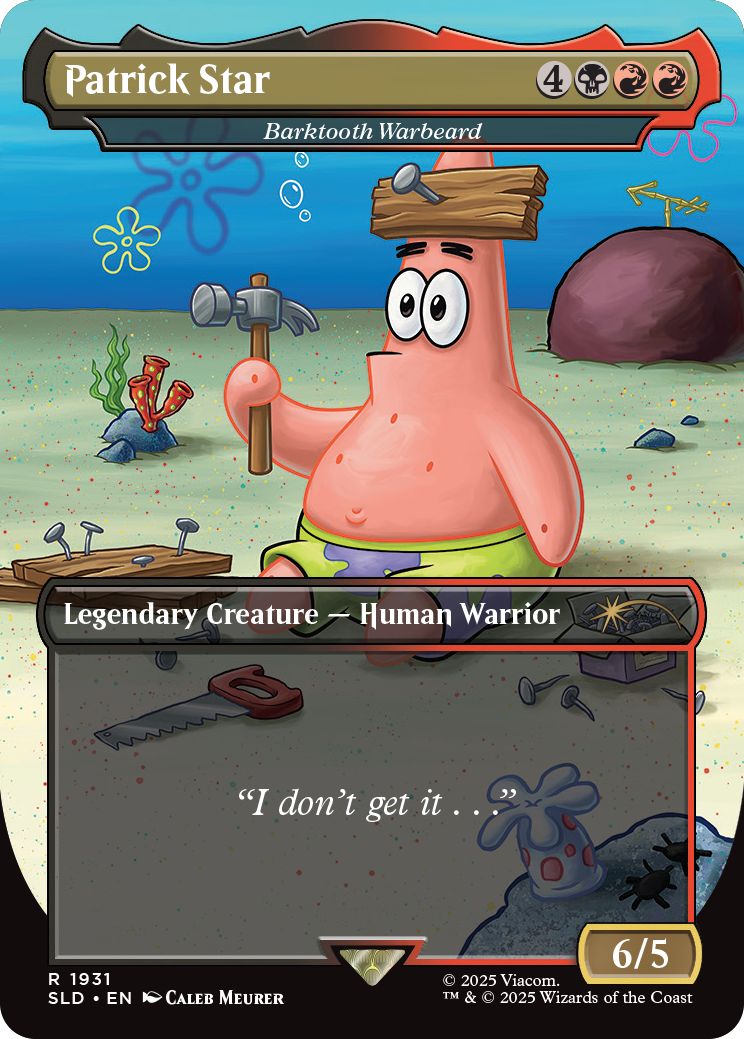 (英)Patrick Star[Barktooth Warbeard]【SLD】 Secret Lair x SpongeBob SquarePants: Legends of Bikini Bottom No.1931