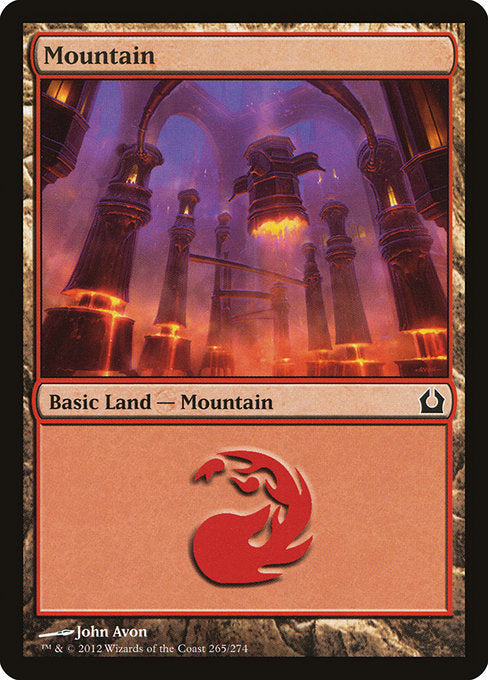 (英)【Foil】山 / Mountain【RTR】 No.265