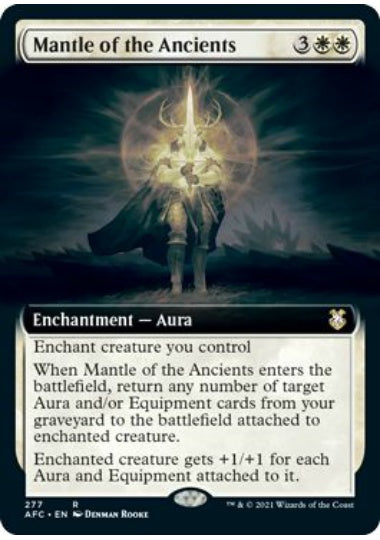 (英)古き者のまとい身 / Mantle of the Ancients ★拡張枠★ 【AFC】 No.277