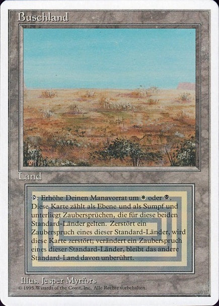 (ドイツ語)Buschland / Scrubland【3ED】 白枠 No.286
