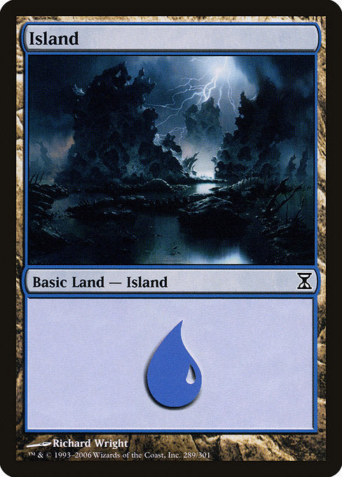 (英)【Foil】島 / Island【TSP】 No.289