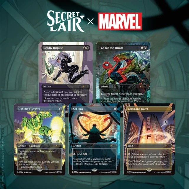 (英)Secret Lair x Marvel's Spider-Man: Villainous Plots 【BOX】 ※発送方法は「ゆうパック」を選択してください。