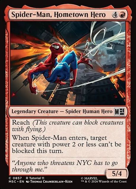 (英)我が街の英雄、スパイダーマン / Spider-Man, Hometown Hero【MSC】 No.857
