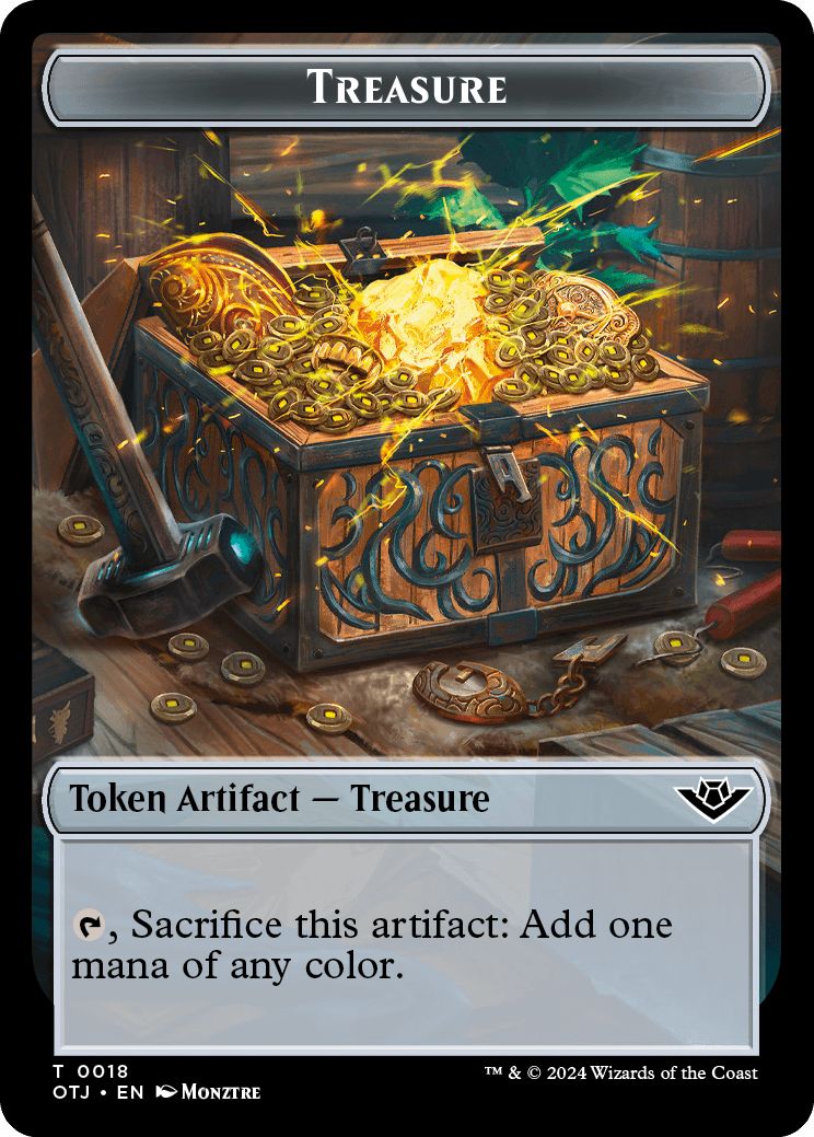 (英)宝物トークン / Treasure Token【OTJ-TOKEN】 No.018
