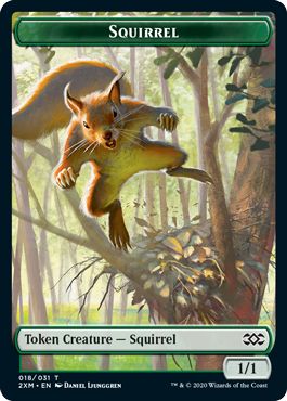 (英)リストークン / Squirrel Token【2XM-TOKEN】 No.018