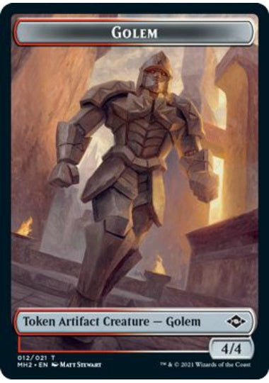 (英)ゴーレムトークン / Golem Token【MH2-TOKEN】 No.012