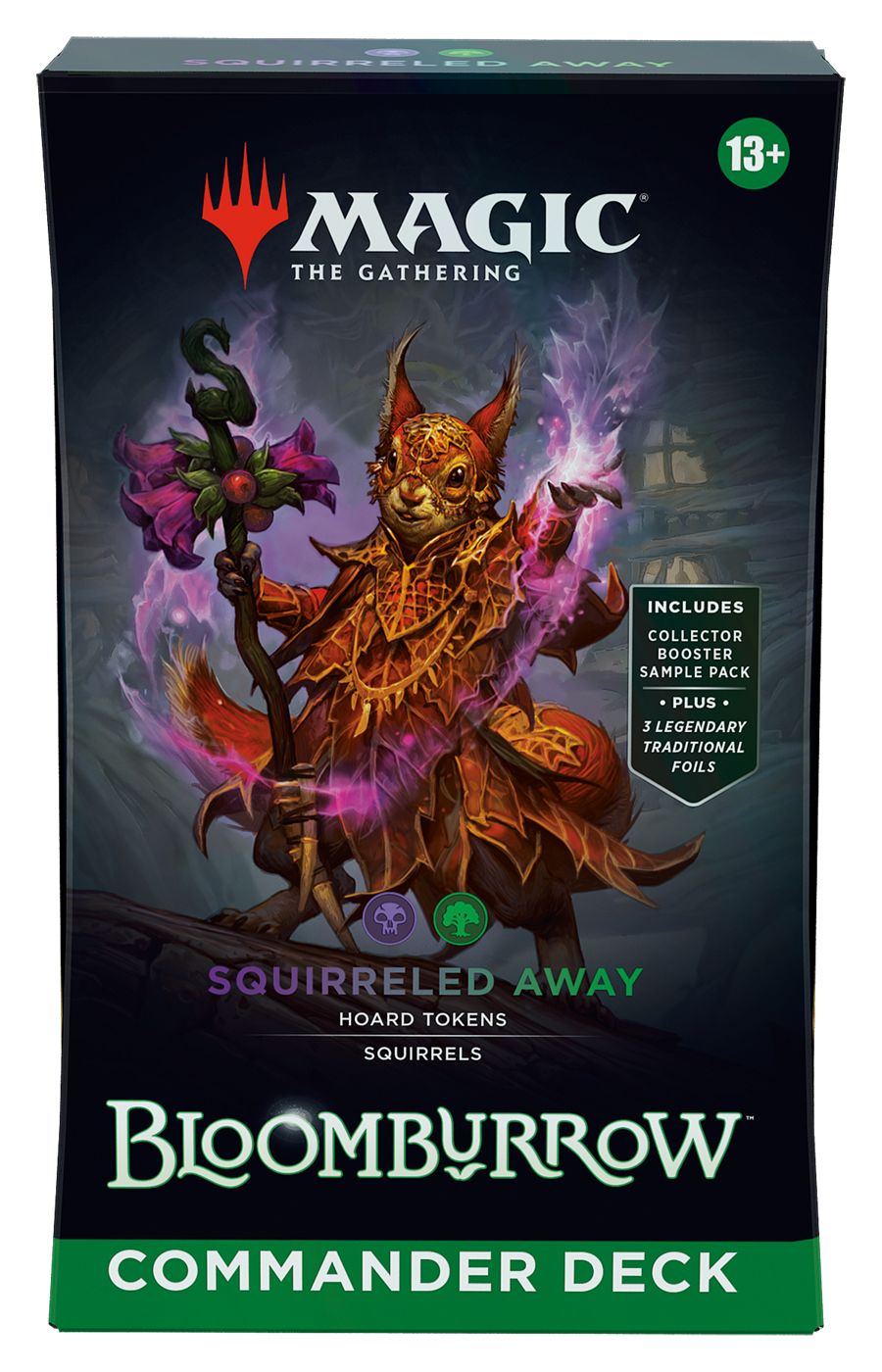 (英)ブルームバロウ 統率者デッキ「リスの悪ふざけ」 / Bloomburrow Commander Deck "Squirreled Away"【BOX】 ※発送方法は「ゆうパック」を選択してください。