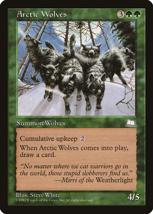 (英)北極狼 / Arctic Wolves【WTH】 No.118