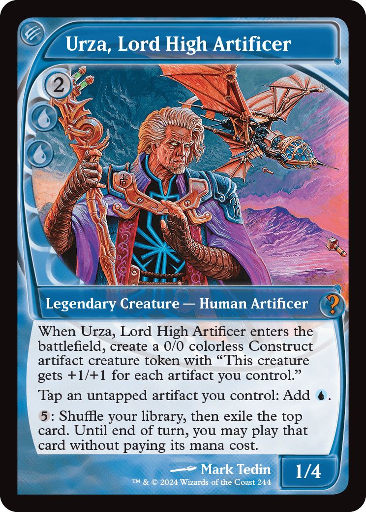 (英)【Foil】最高工匠卿、ウルザ / Urza, Lord High Artificer【MB2】 No.244