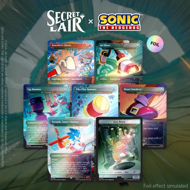 (英)Secret Lair x Sonic: Turbo Gear Foil Edition 【BOX】 ※発送方法は「ゆうパック」を選択してください。