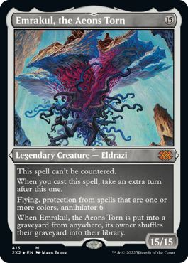 (英)【エッチングFoil】引き裂かれし永劫、エムラクール / Emrakul, the Aeons Torn【2X2】 No.413
