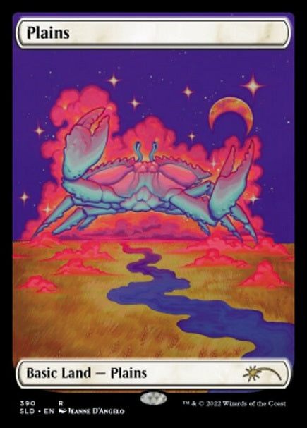 (英)【Foil】平地 / Plains【SLD】The Astrology Lands: Cancer No.390