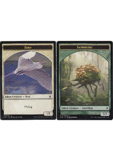 (英)鳥トークン / Bird Token No.002 - 苗木トークン / Saproling Token【C16-TOKEN】 No.016