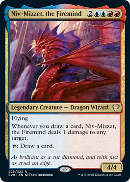 (英)火想者ニヴ＝ミゼット / Niv-Mizzet, the Firemind【C20】 No.225