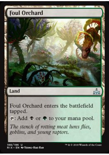 (英)【Foil】穢れた果樹園 / Foul Orchard【RIX】 No.188