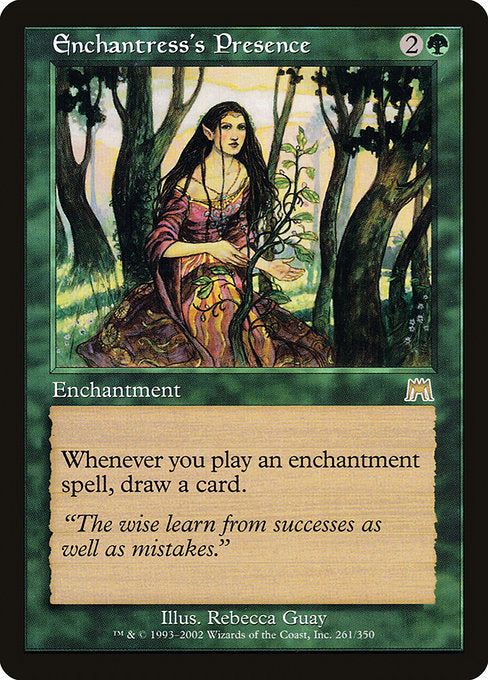 (英)【Foil】女魔術師の存在 / Enchantress's Presence【ONS】 No.261
