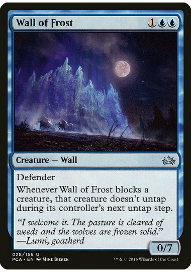 (英)霜の壁 / Wall of Frost【PCA】 No.028