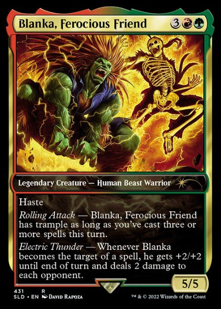 (英)Blanka, Ferocious Friend【SLD】 Secret Lair x Street Fighter No.431