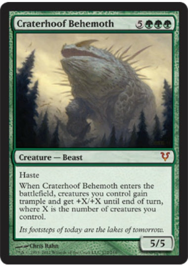 (英)孔蹄のビヒモス / Craterhoof Behemoth【AVR】 No.172