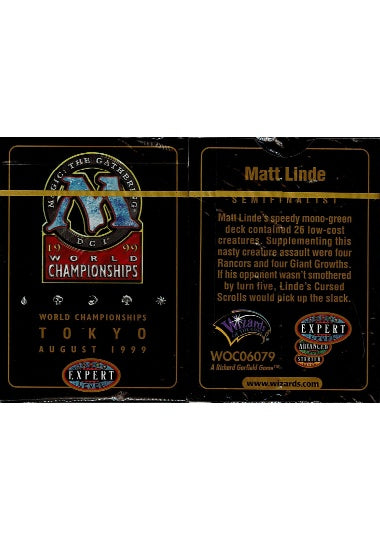 (英)World Championship Decks 1999 Matt Linde【BOX】 ※発送方法は「ゆうパック」を選択してください。