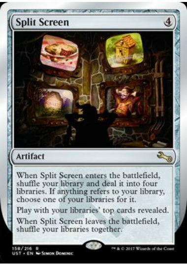 (英)【Foil】Split Screen 【UST】 No.158