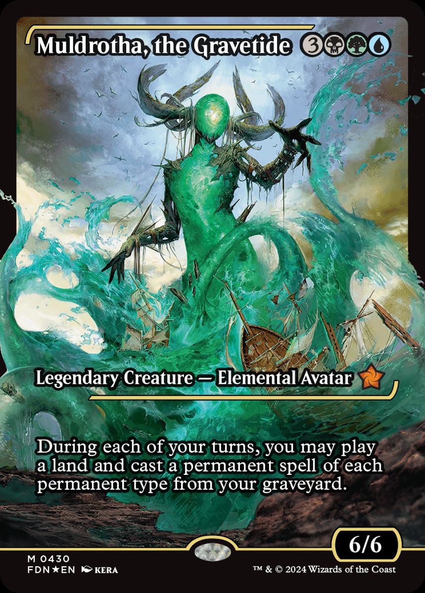 (英)【Foil】墓場波、ムルドローサ / Muldrotha, the Gravetide ★ショーケース枠★(ジャパン・ショーケース) 【FDN】 No.430