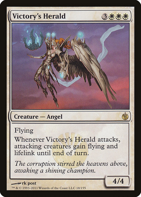 (英)【Foil】勝利の伝令 / Victory's Herald【MBS】 No.018