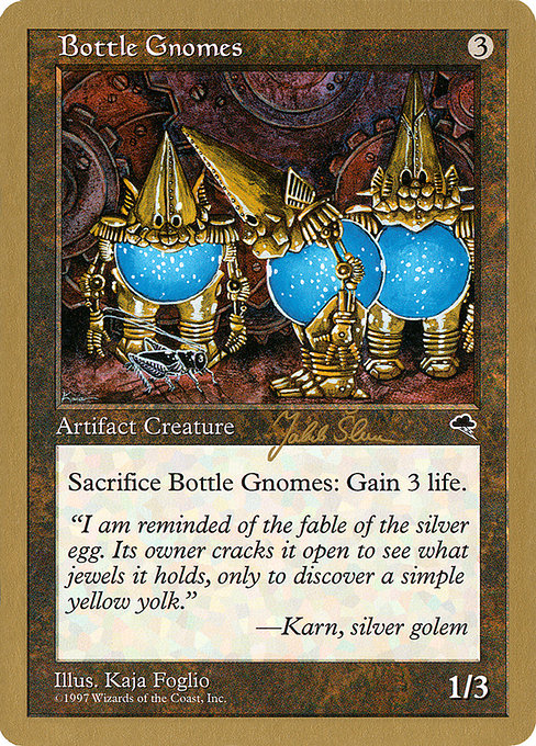 (英)ボトルのノーム / Bottle Gnomes【WC99】 World Championship Decks 1999 Jakub Slemr 金枠 No.056