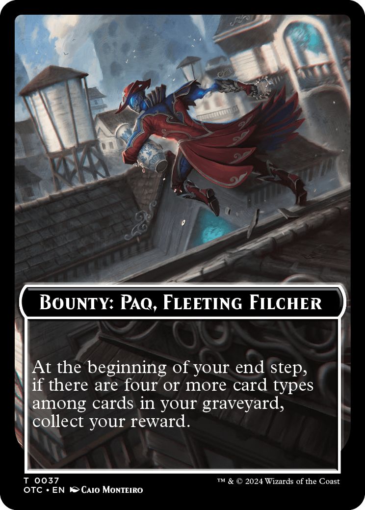 (英)賞金首：逃げ足速き物盗り、パック / Bounty: Paq, Fleeting Filcher【OTC-TOKEN】 No.037