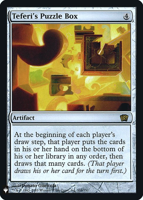 (英)【Foil】テフェリーの細工箱 / Teferi's Puzzle Box【MB1】 No.113