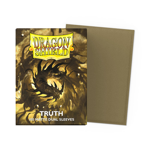 【サプライ】 ドラゴンシールド Dual Matte Sleeves Truth   ※発送方法は「ゆうパック」を選択してください。