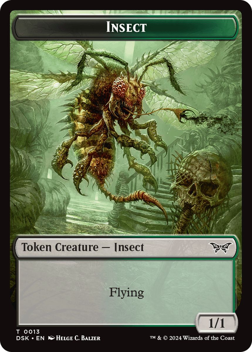 (英)昆虫トークン / Insect Token【DSK-TOKEN】 No.013