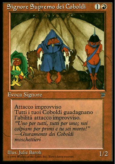 (イタリア語)Signore Supremo dei Coboldi / Kobold Overlord【LEG】 No.155