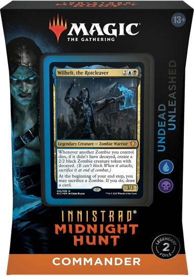 (英)イニストラード：真夜中の狩り 統率者デッキ「アンデッド解放」 / Innistrad: Midnight Hunt Commander Deck "Undead Unleashed"【BOX】 ※発送方法は「ゆうパック」を選択してください。