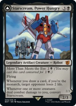 (英)【Foil】力を欲する者、スタースクリーム / Starscream, Power Hungry - シーカーの隊長、スタースクリーム / Starscream, Seeker Leader【BOT】 No.005