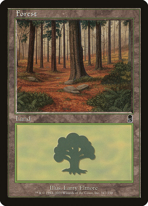 (英)【Foil】森 / Forest【ODY】 No.347