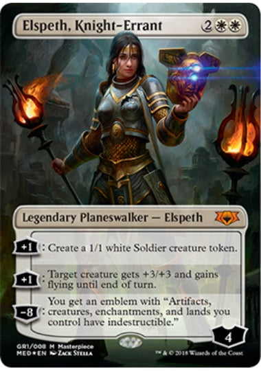 (英)【Foil】遍歴の騎士、エルズペス / Elspeth, Knight-Errant【GRNMED】 No.GR1