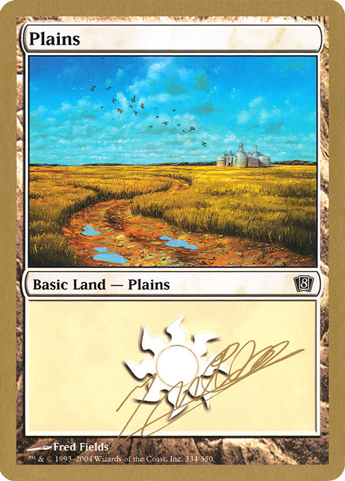 (英)平地 / Plains【WC04】 World Championship Decks 2004 Julien Nuijten 金枠 No.084