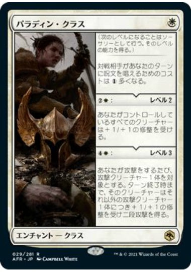 (日)パラディン・クラス / Paladin Class【AFR】 No.029