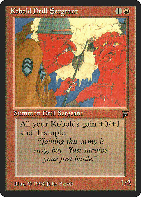 (英)Kobold Drill Sergeant【LEG】 No.154