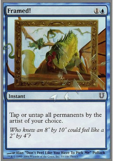 (英)【Foil】Framed! 【UNH】 No.033