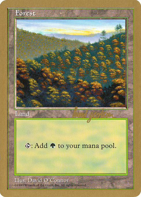 (英)森 / Forest【WC97】 World Championship Decks 1997 Svend Geertsen 金枠 No.120