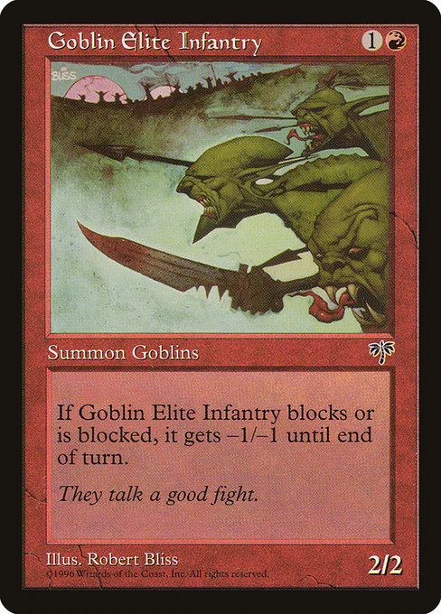 (英)ゴブリン精鋭歩兵部隊 / Goblin Elite Infantry【MIR】 No.177