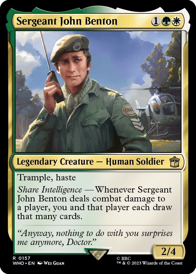 (英)ジョン・ベントン伍長 / Sergeant John Benton【WHO】 No.0157
