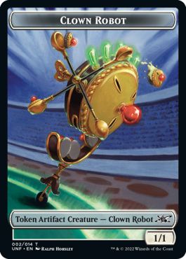 (英)道化師・ロボットトークン / Clown Robot Token【UNF-TOKEN】 No.002